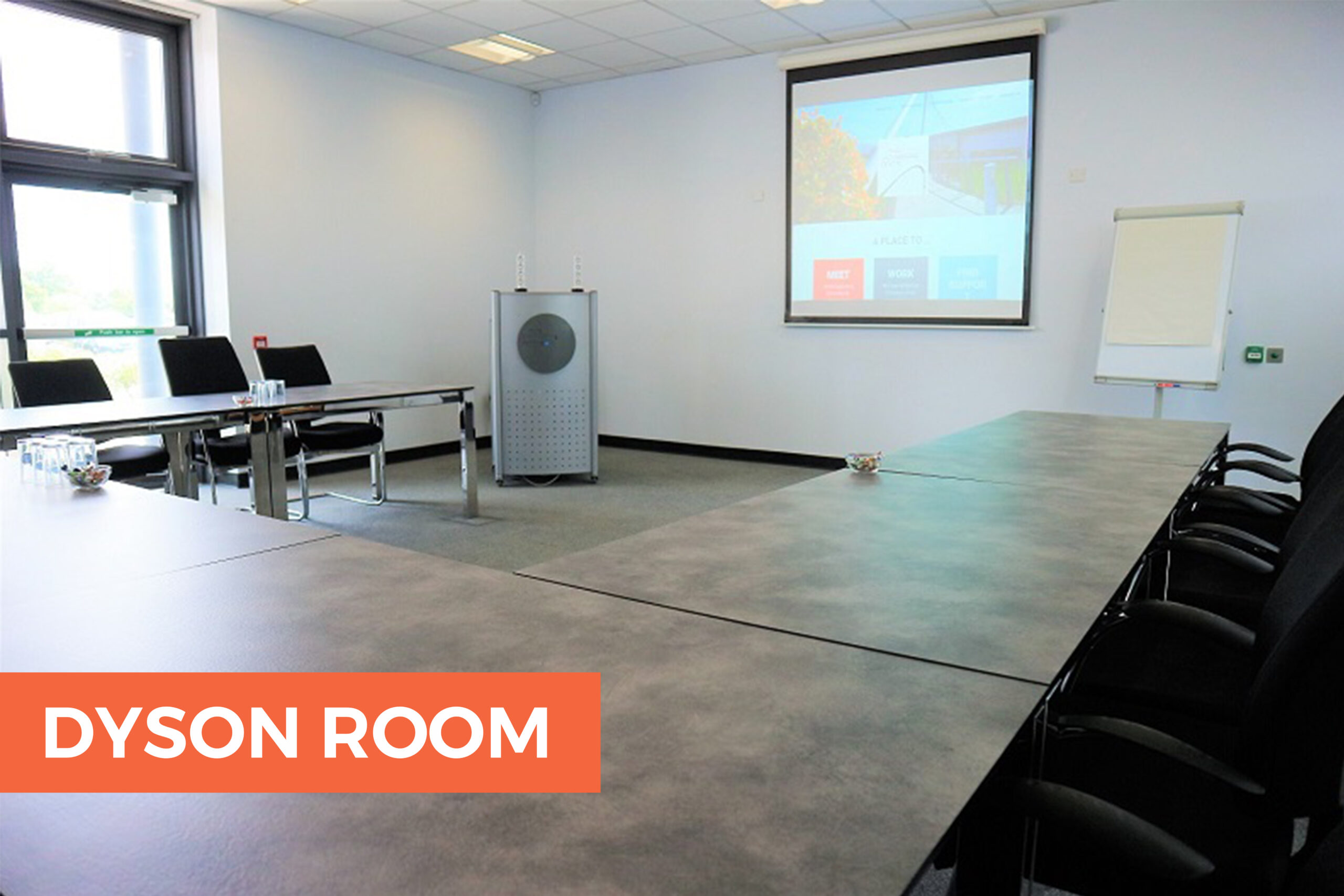 The Dyson Room, a Conference space in Norfolk based at the Hethel Engineering Centre